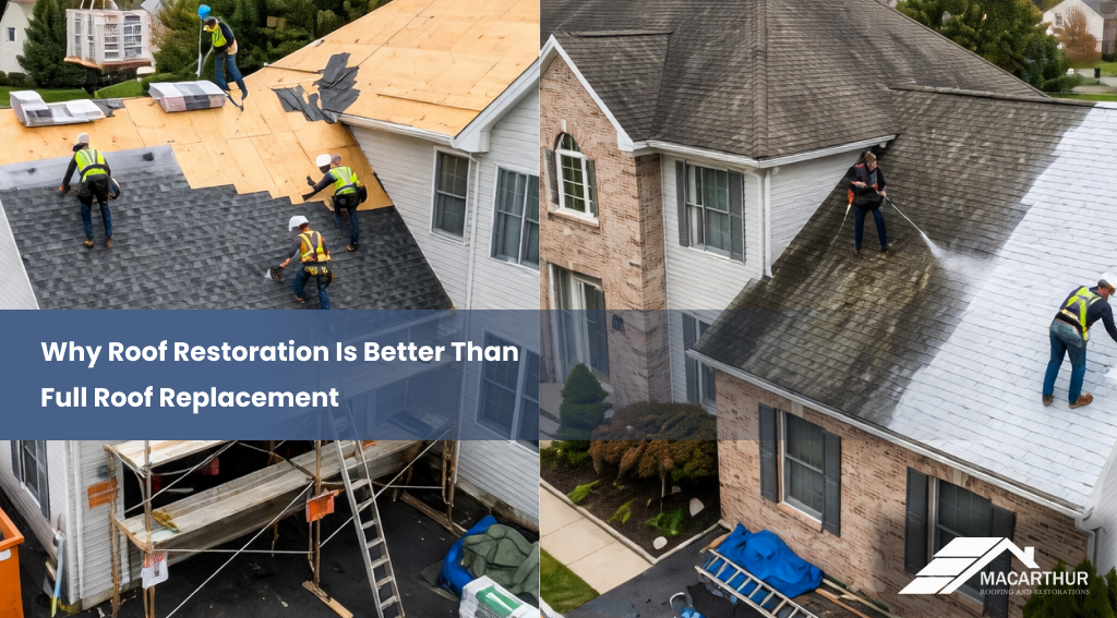 Why Roof Restoration Is Better Than Full Roof Replacement